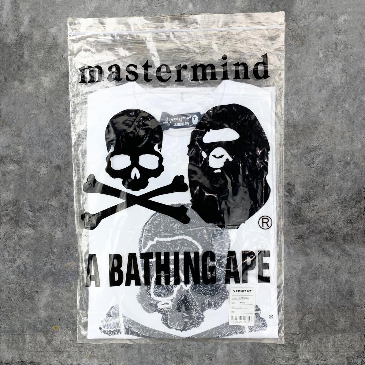 BAPE vs Mastermind White T-shirt | A Bathing Ape 🏆... - Depop