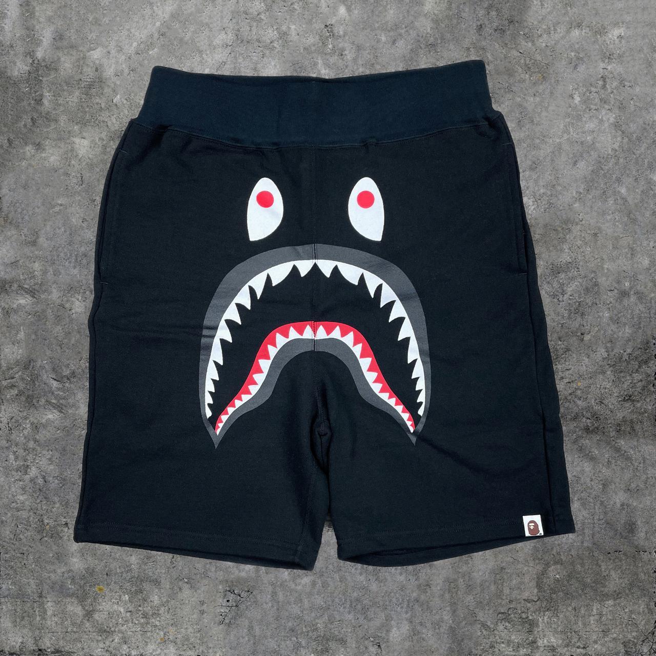 Bape shark 2024 shorts black