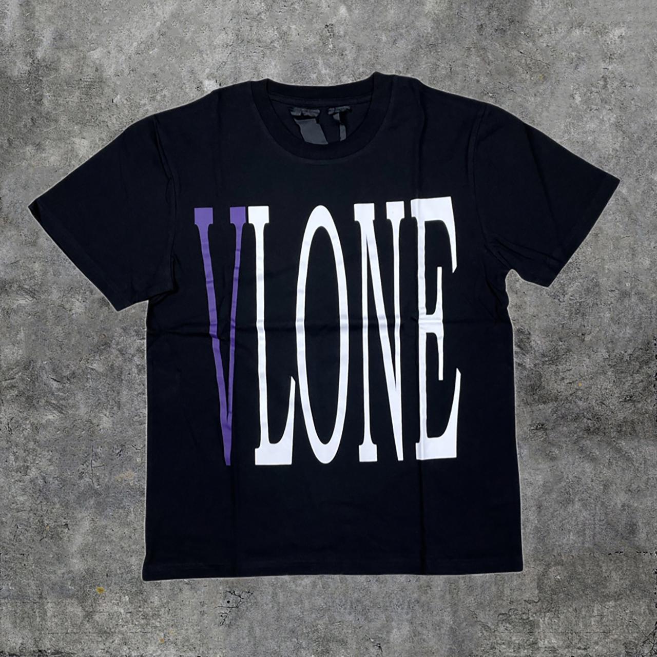 vlone purple staple tee