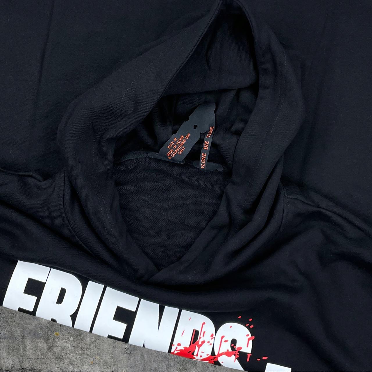 VLONE Black Rhinestones FRIENDS Hoodie