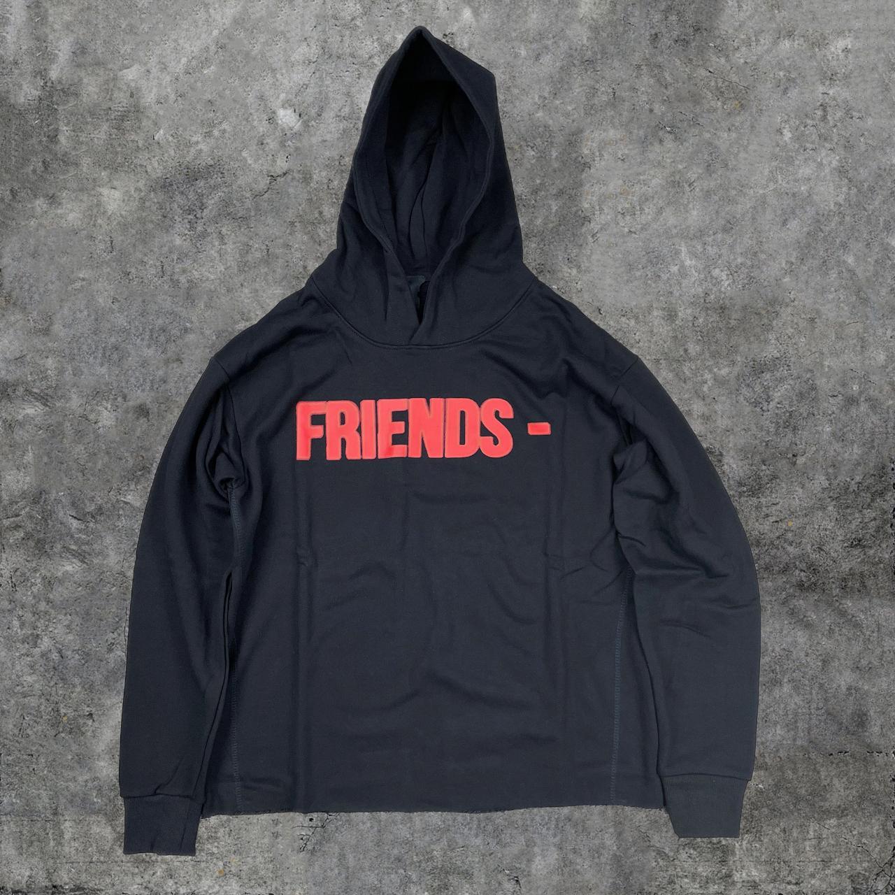 Vlone friends cheap hoodie red