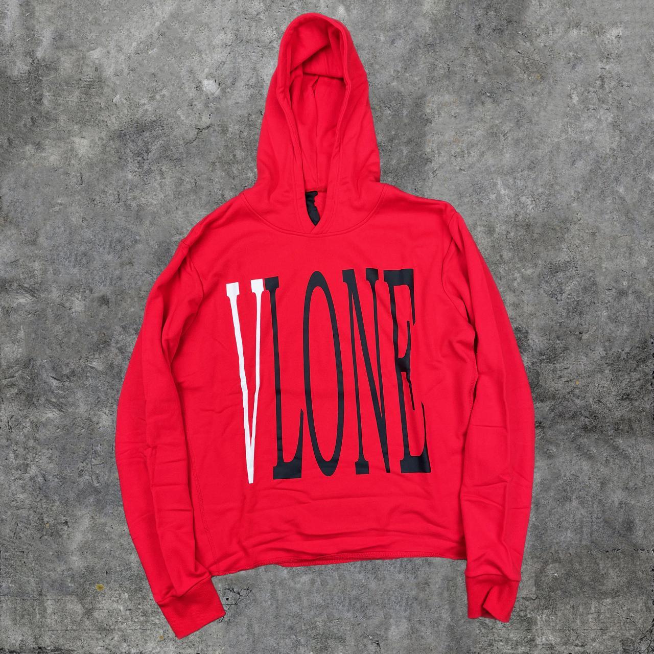 Red discount vlone sweater