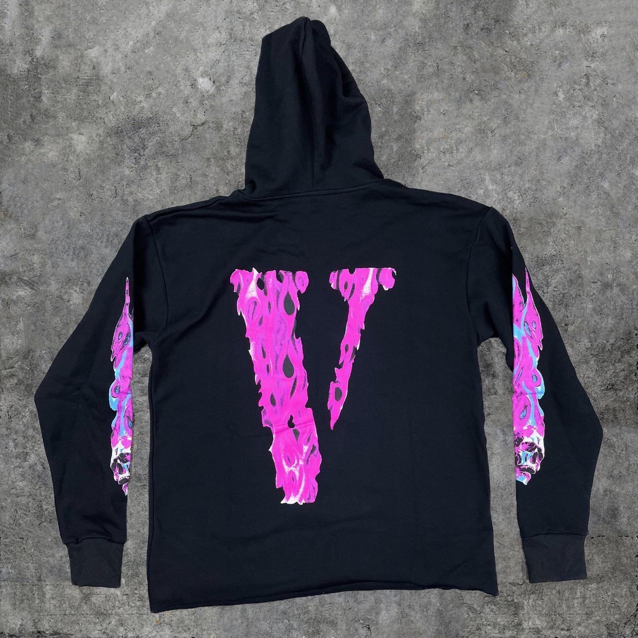 Pink hot sale vlone hoodie