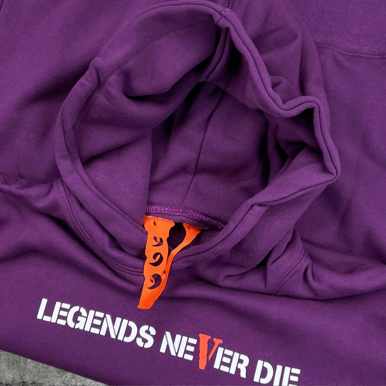 Juice wrld best sale vlone purple hoodie