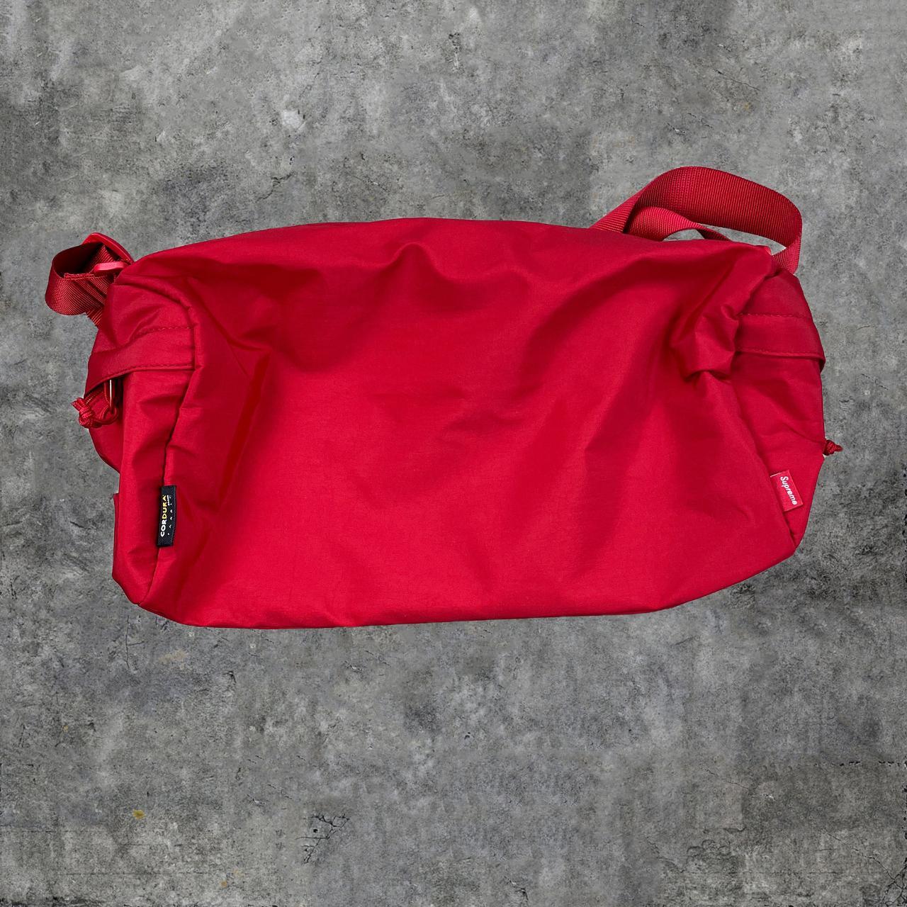 RED SUPREME FANNY PACK(a darker red irl) #supreme - Depop