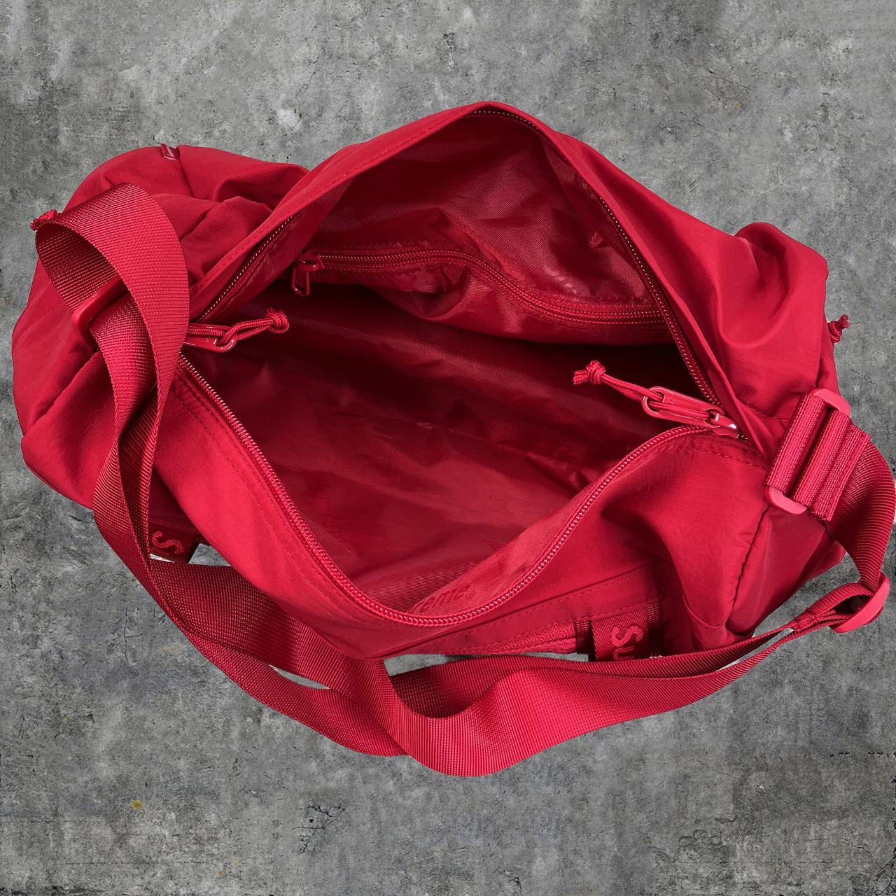 Supreme Mini Duffle Bag “Dark Red” – Kickz Inc