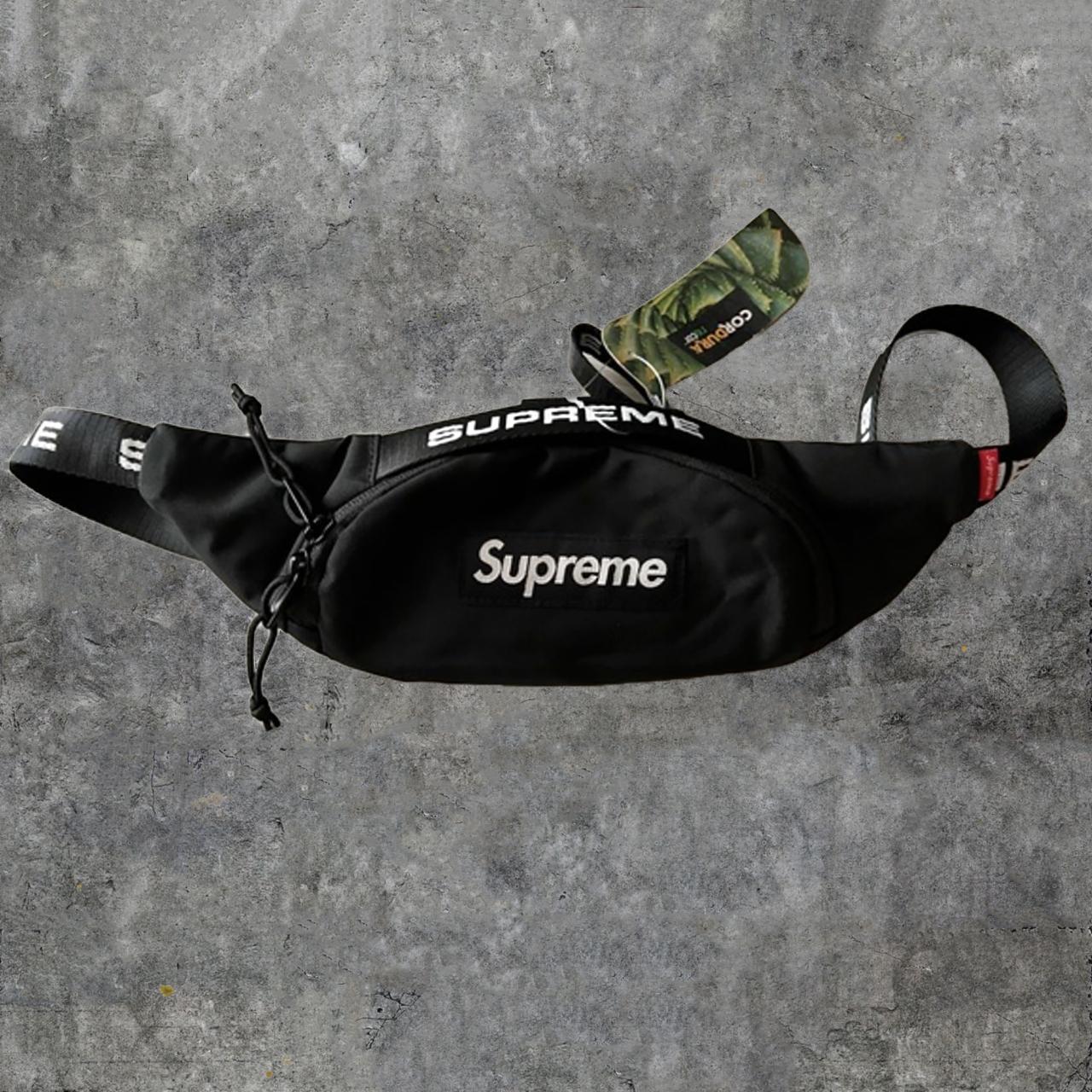 supreme small waist bag black fw22