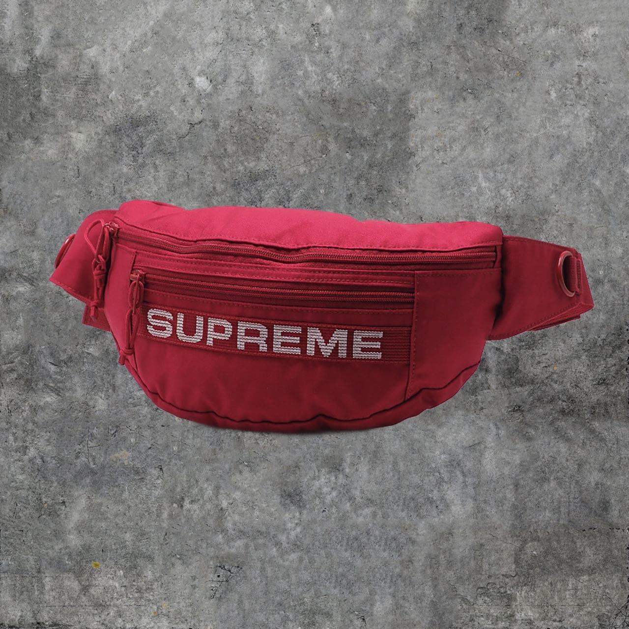 Supreme waist discount bag ss18 red