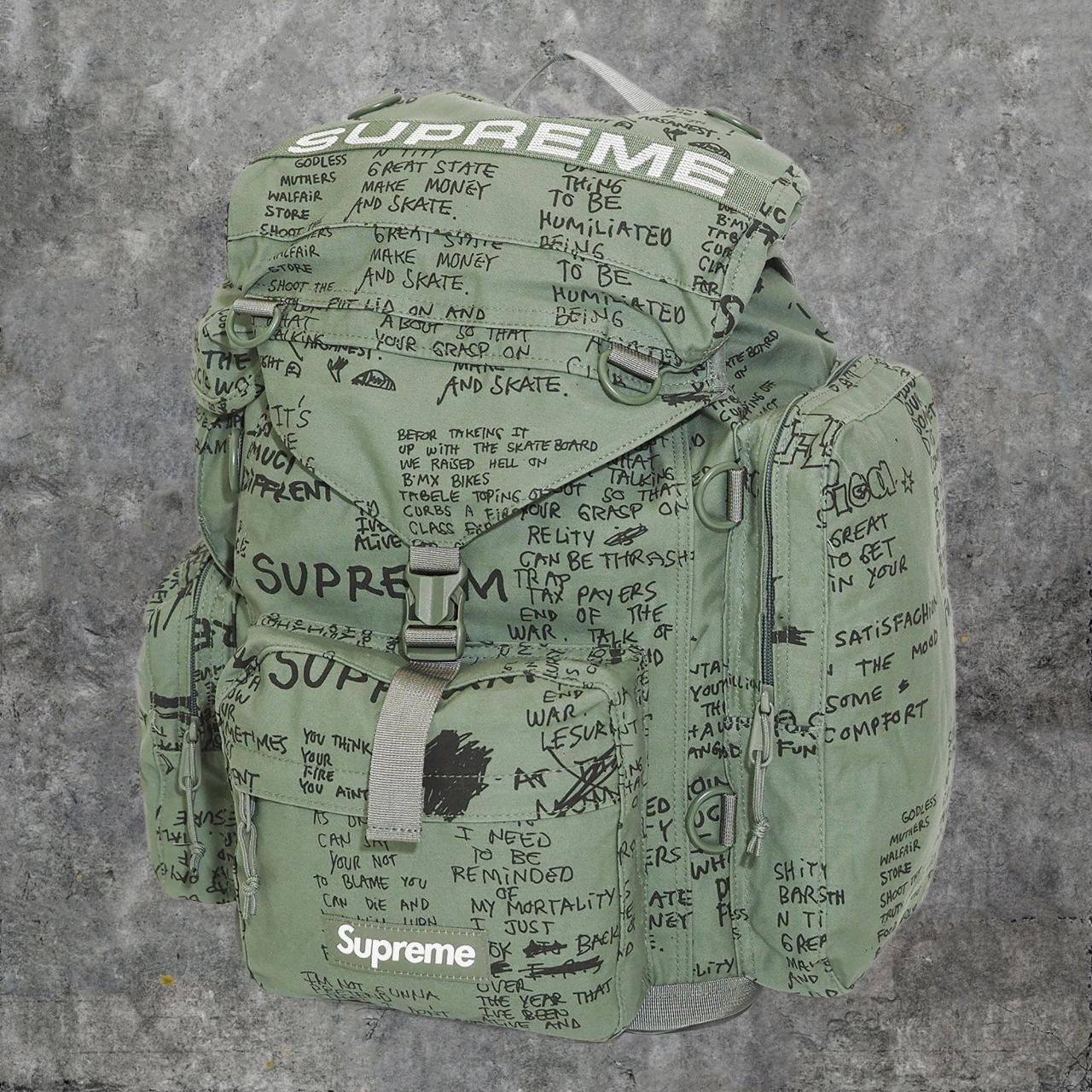 Supreme SS23 Military Field Olive Gonz Green Box... Depop