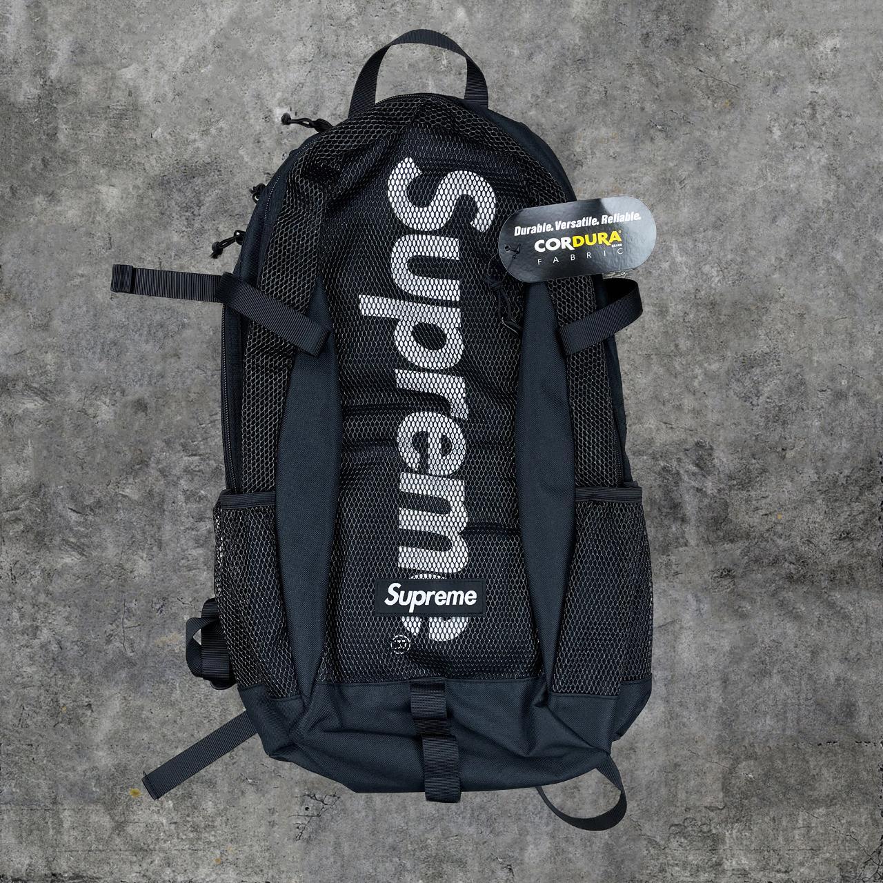 Supreme SS20 Black Mesh Backpack 🏆 Trusted Seller 🚚... Depop