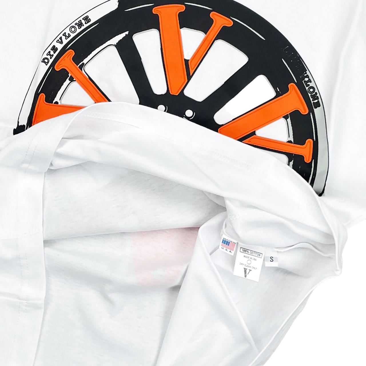 VLONE x Forgiato buy Rims Orange on White T-shirt