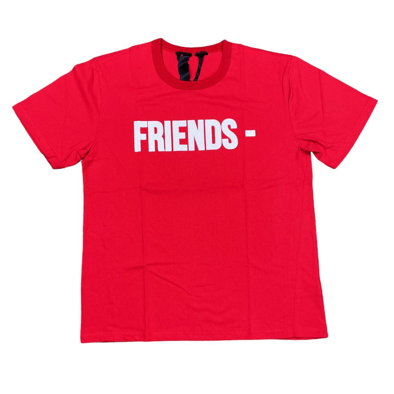 VLONE Friends T-shirt Red White 🏆 Trusted Seller Depop