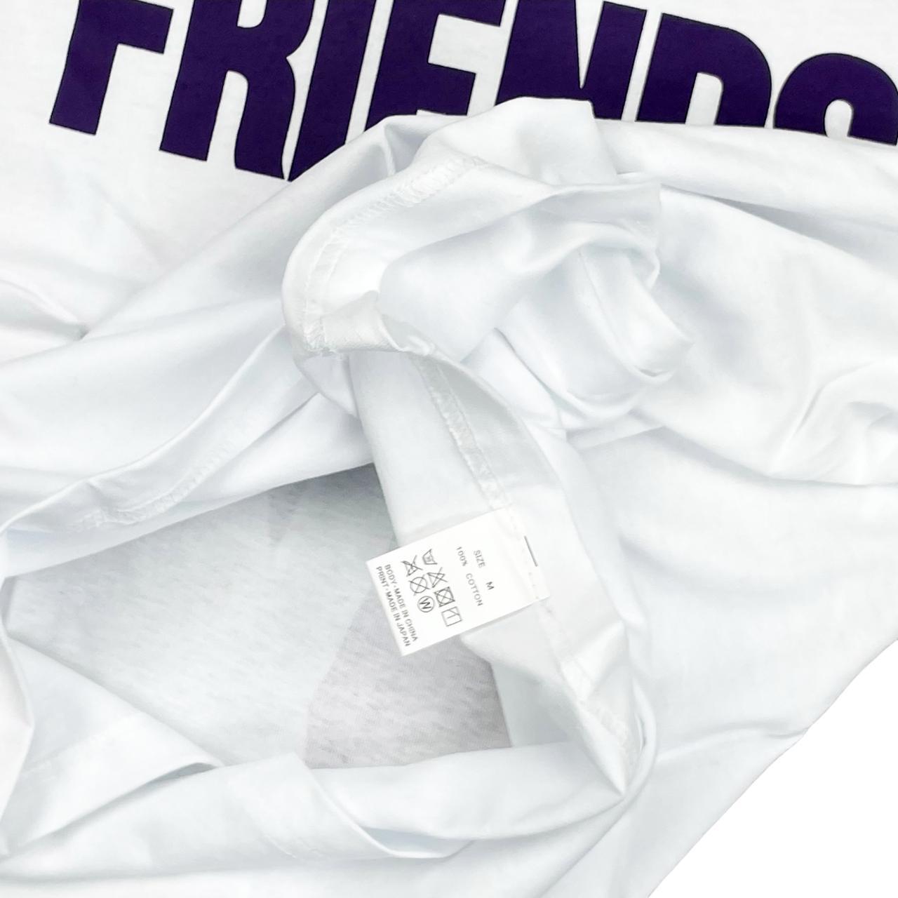 VLONE SAN FRANCISCO Friends good Purple on White T-shirt