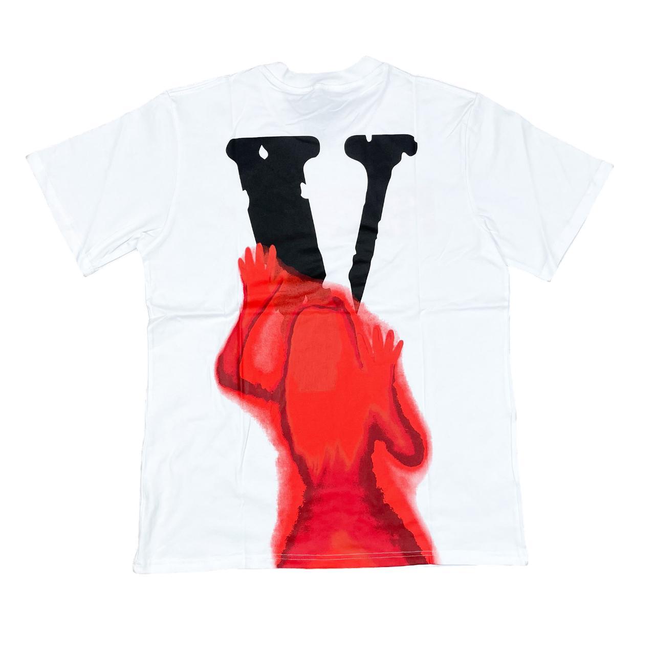 VLONE Scream Friends T-shirt White Red & Black 🏆 | Depop
