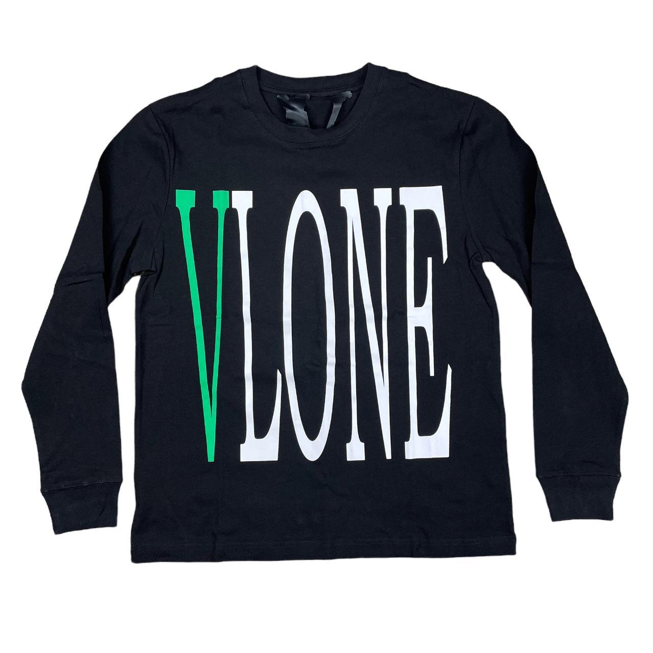 VLONE Staple OG Long Sleeve T-shirt Black Green u0026...
