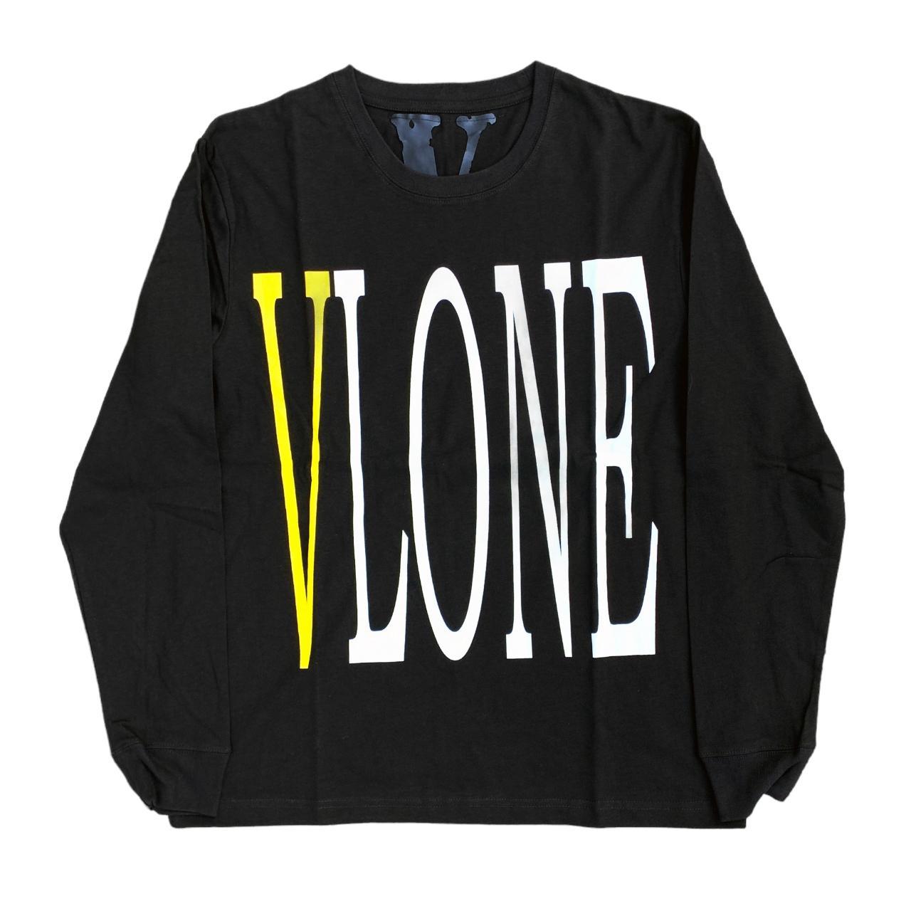 VLONE Staple OG Black & fashion Yellow on White T-shirt