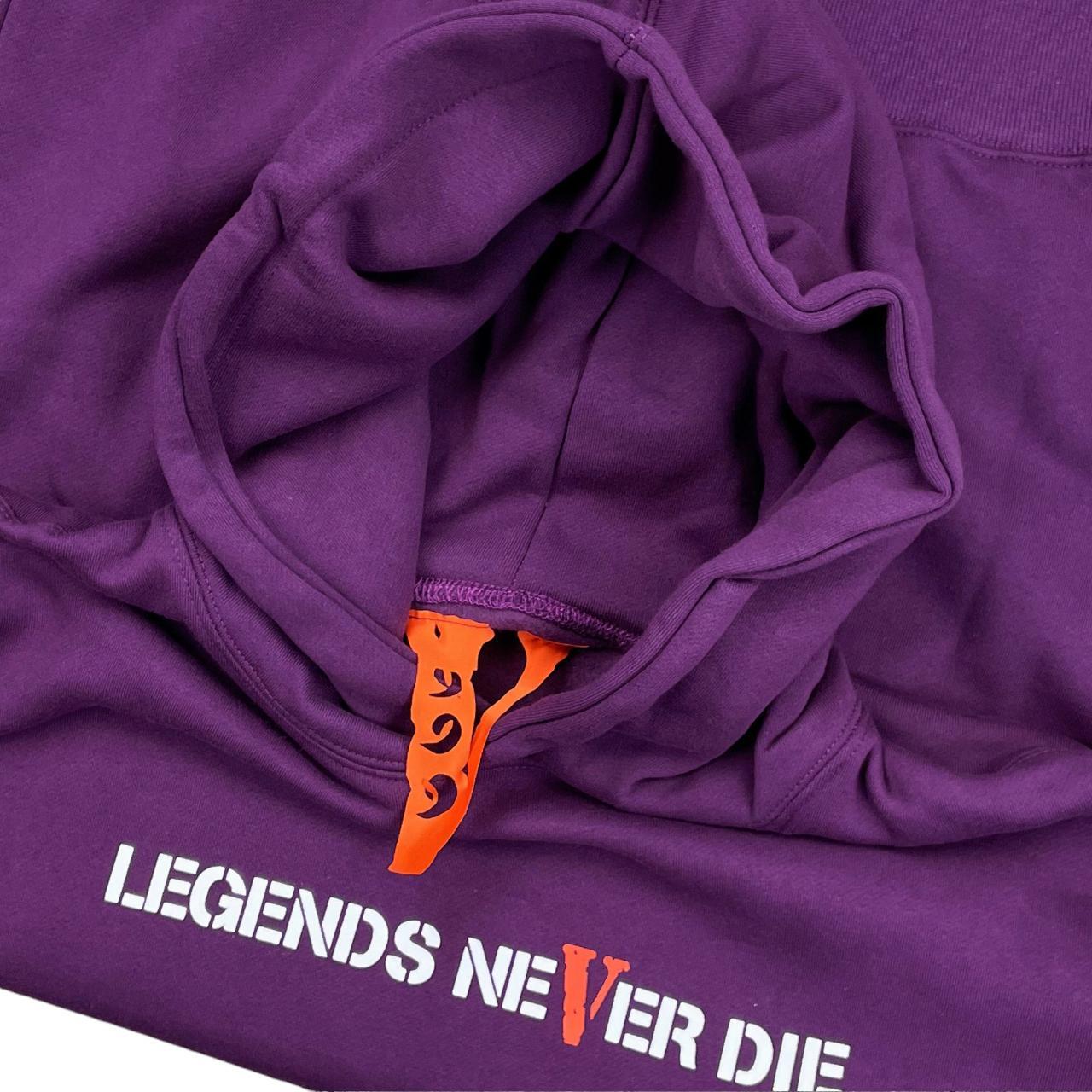 Juice Wrld X VLONE Legends Never Die Hoodie shops (Purple)