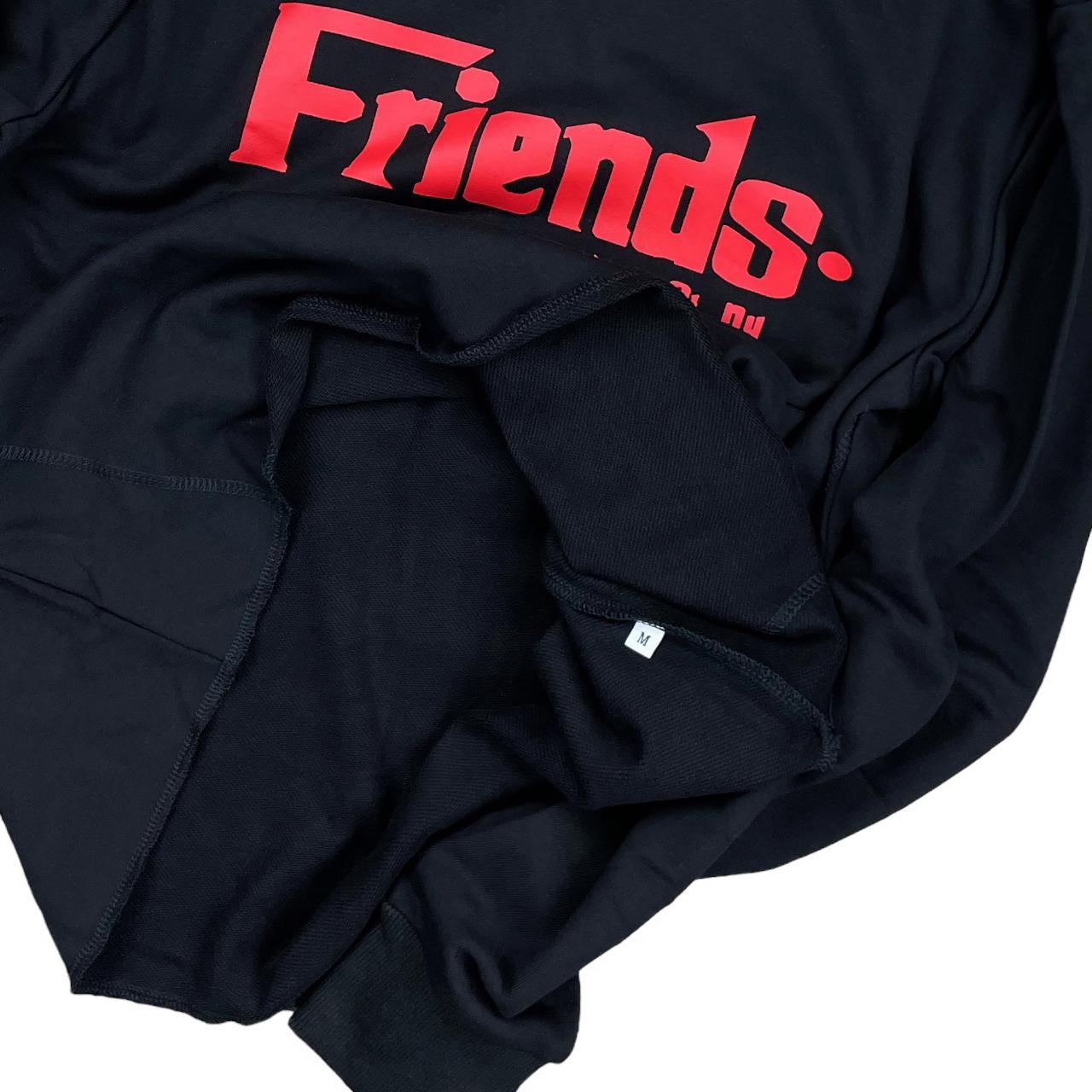 Vlone Friends Hoodie Red Vlone Friends Hoodie 'Red/Black' Size Medium