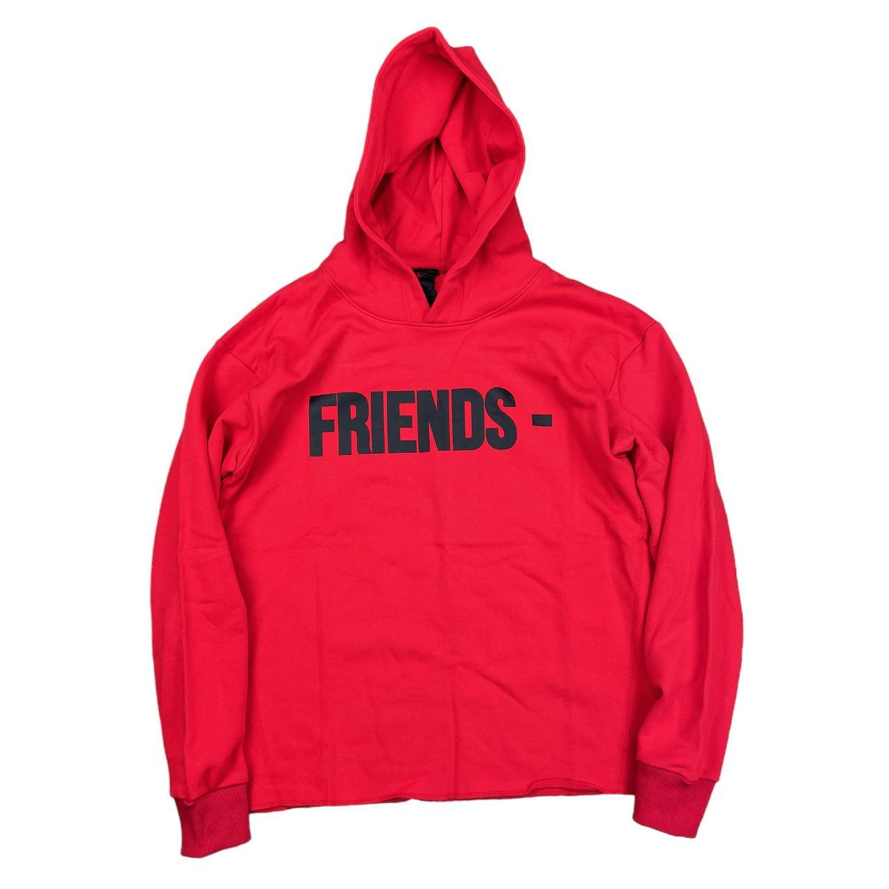 VLONE ATLANTA Friends Hoodie Sweatshirt Red Black,