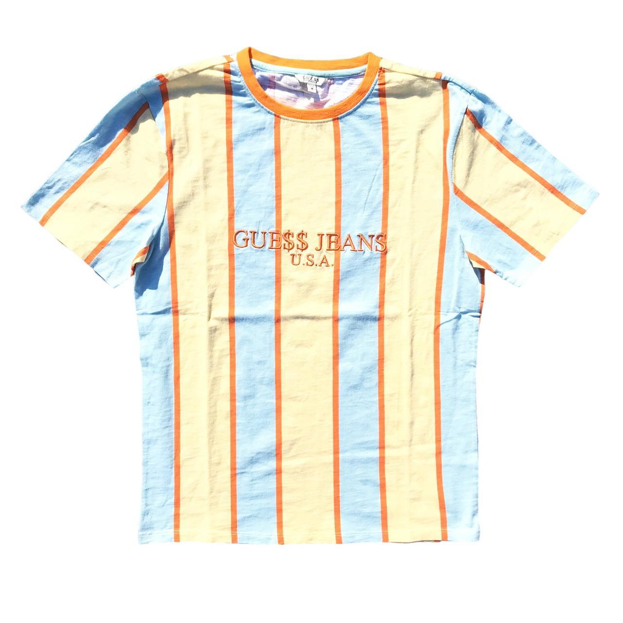 Guess x ASAP Rocky Japan Edition Striped T-shirt | Depop