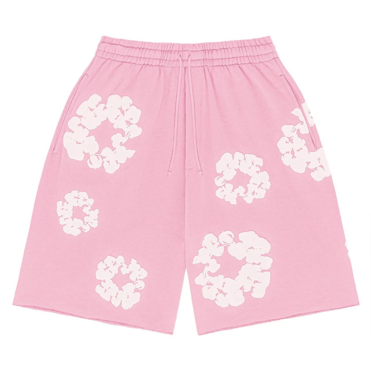 Denim Tears The Cotton Wreath Jean Short Light Wash – Sole