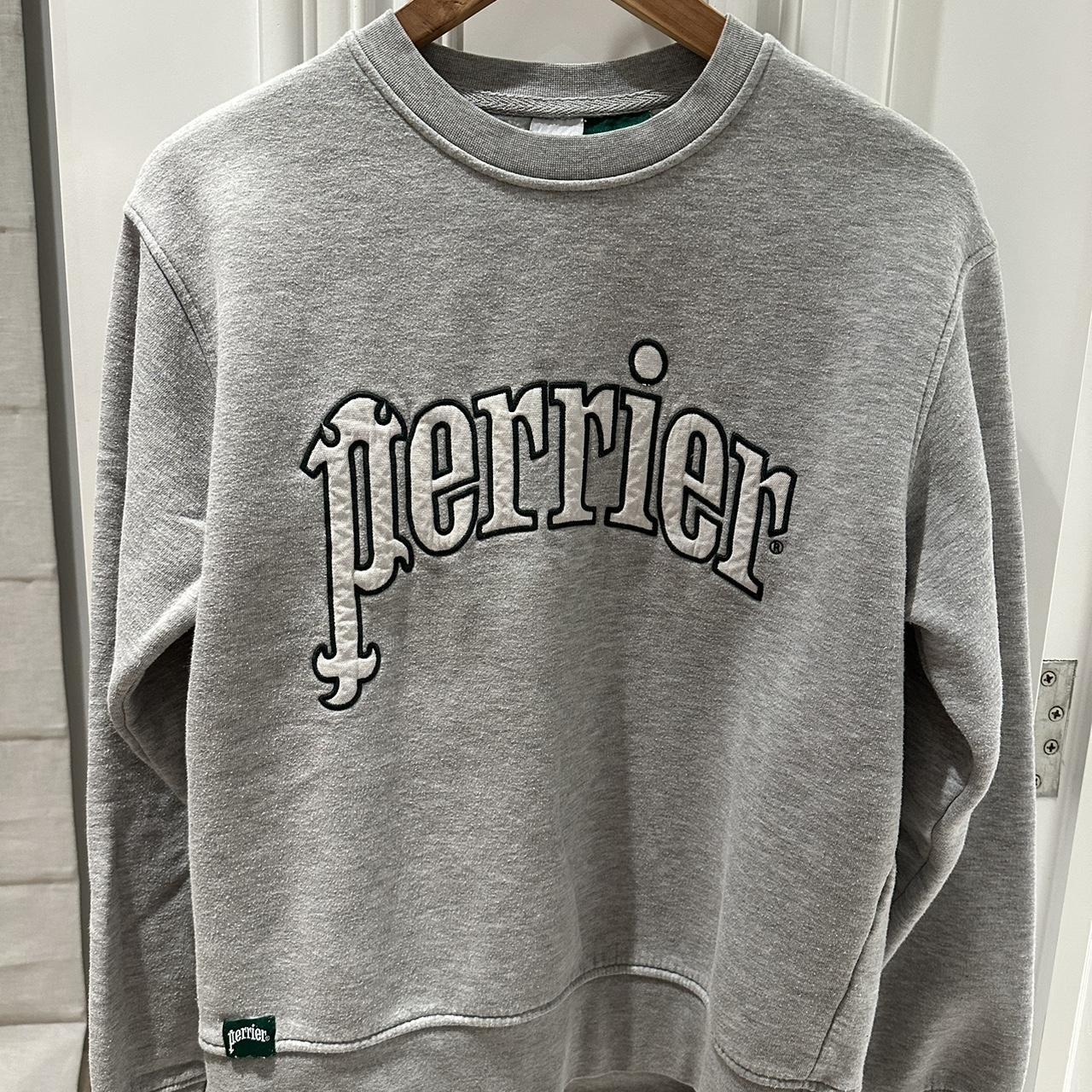 Perrier brand crewneck - Depop