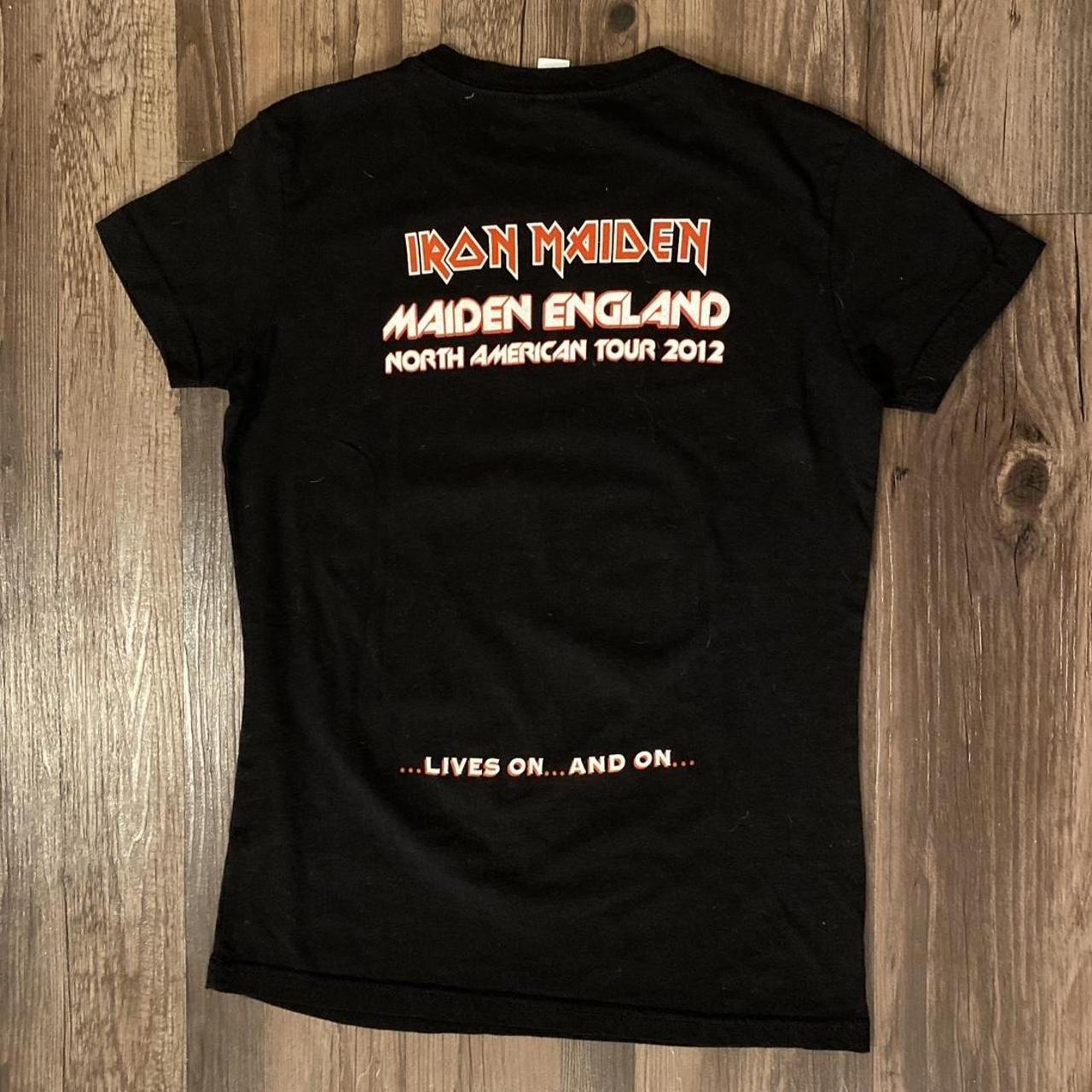 IRON MAIDEN Tシャツ NORTH AMERICAN TOUR Iron Maiden 2012 North American Tour T Shirt 3XL Double Sided | eBay