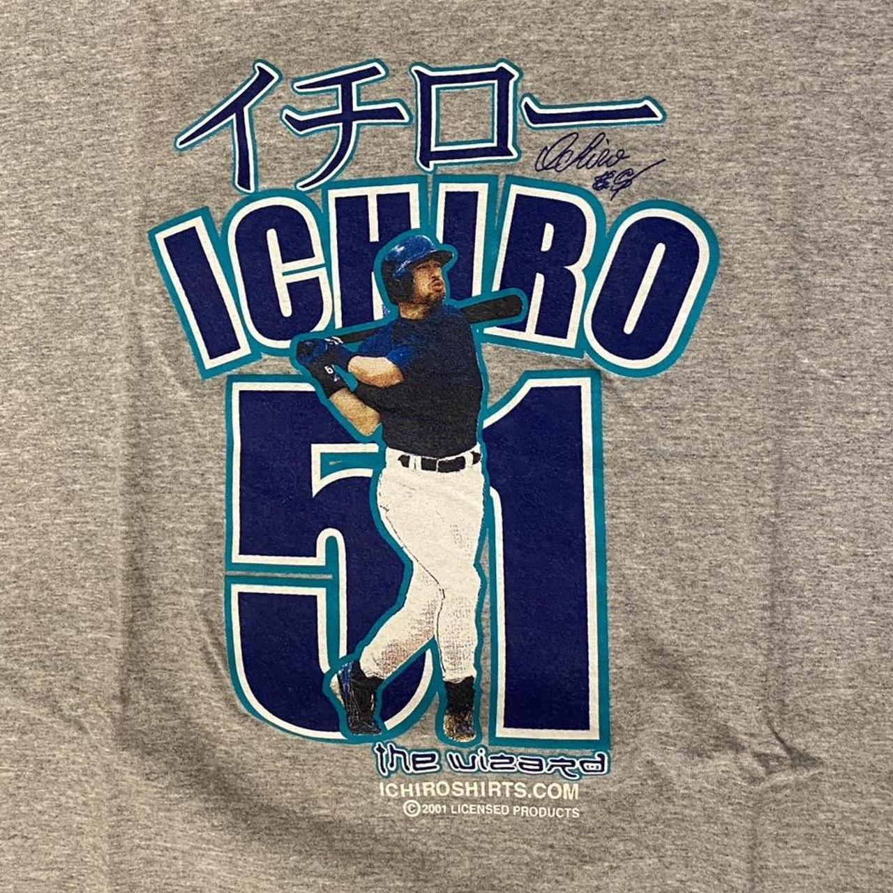 2001 Ichiro Coin Tee Tag sz L Measurements - - Depop