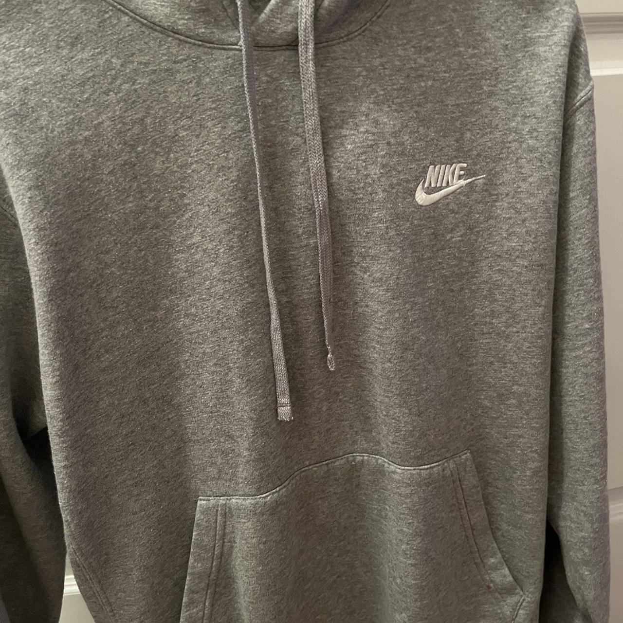 junior grey nike hoodie