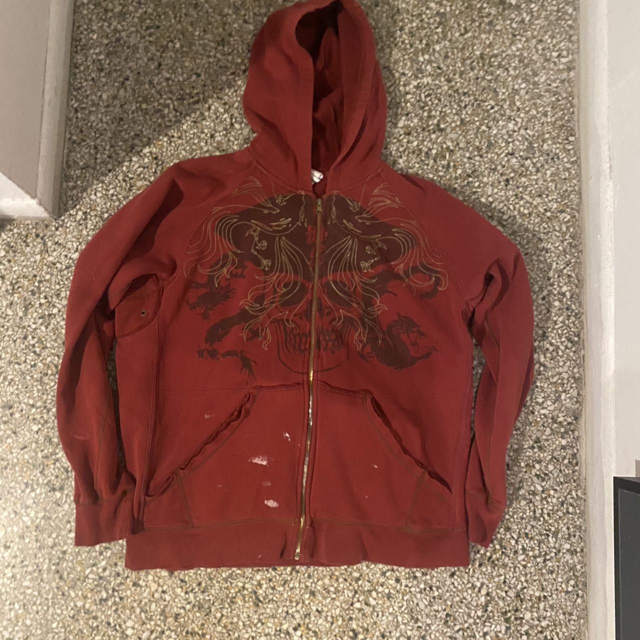 Tuff asf y2k Disney pirates of the Caribbean zip up... - Depop