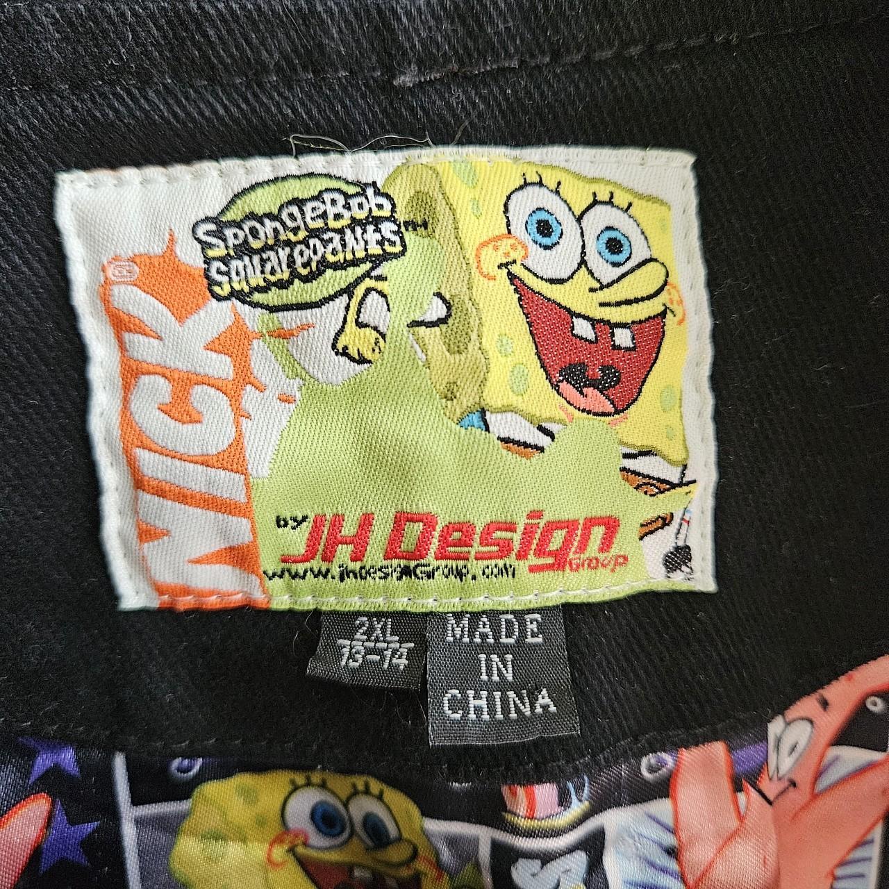 JH Design popular SpongeBob SquarePants Mens Racing Jacket Size 3XL Nickelodeon 09 NWT