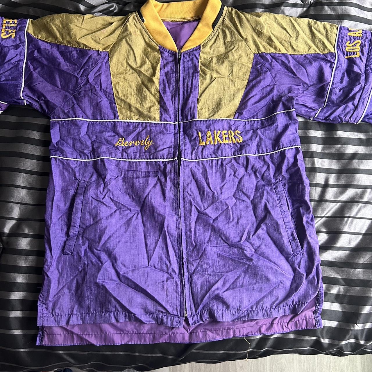 Los Angeles LA Lakers Basketball Warm Up Champion - Depop