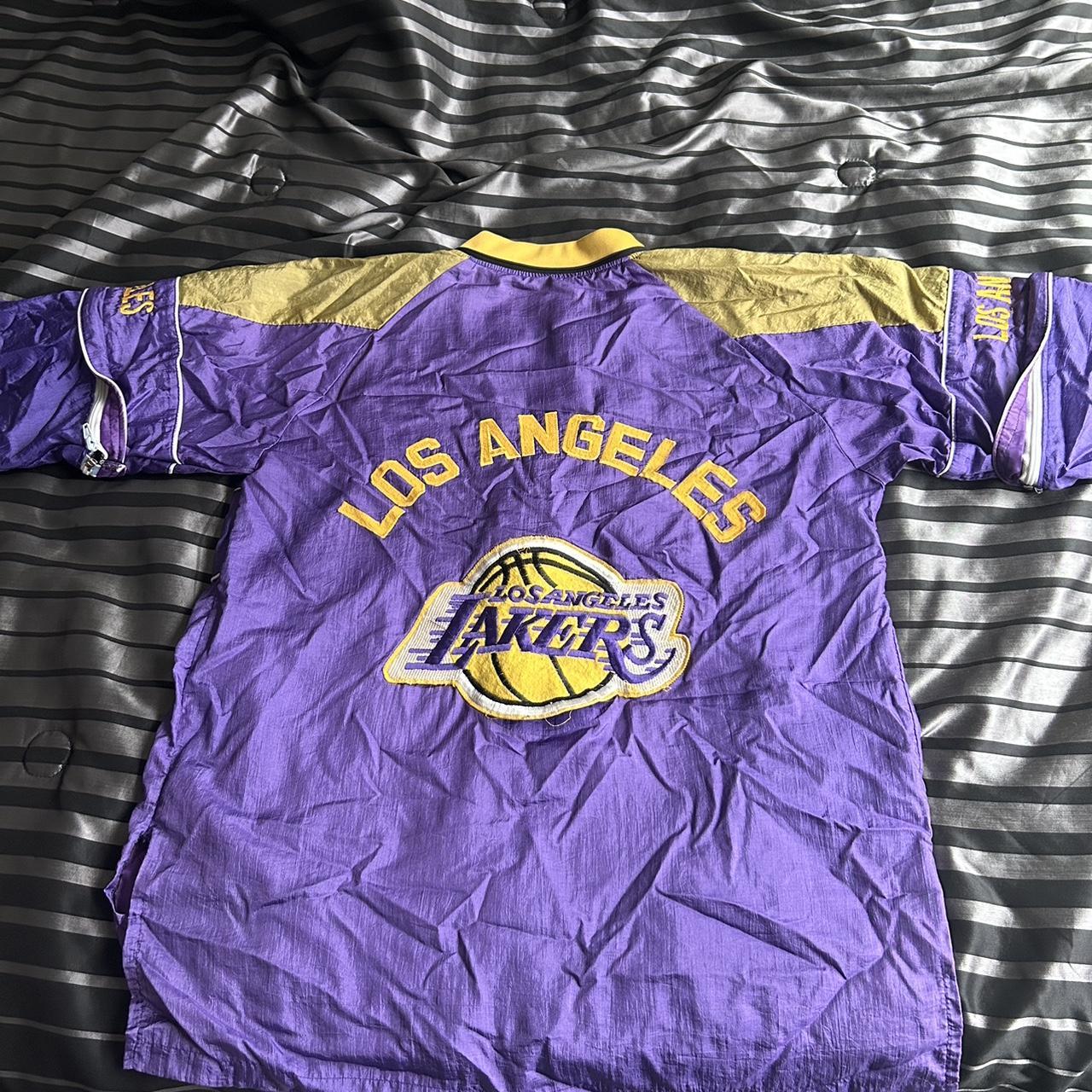 Los Angeles LA Lakers Basketball Warm Up Champion - Depop