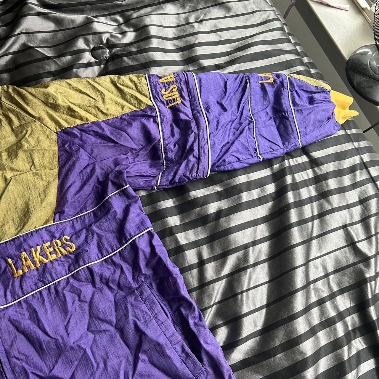 Los Angeles LA Lakers Basketball Warm Up Champion - Depop