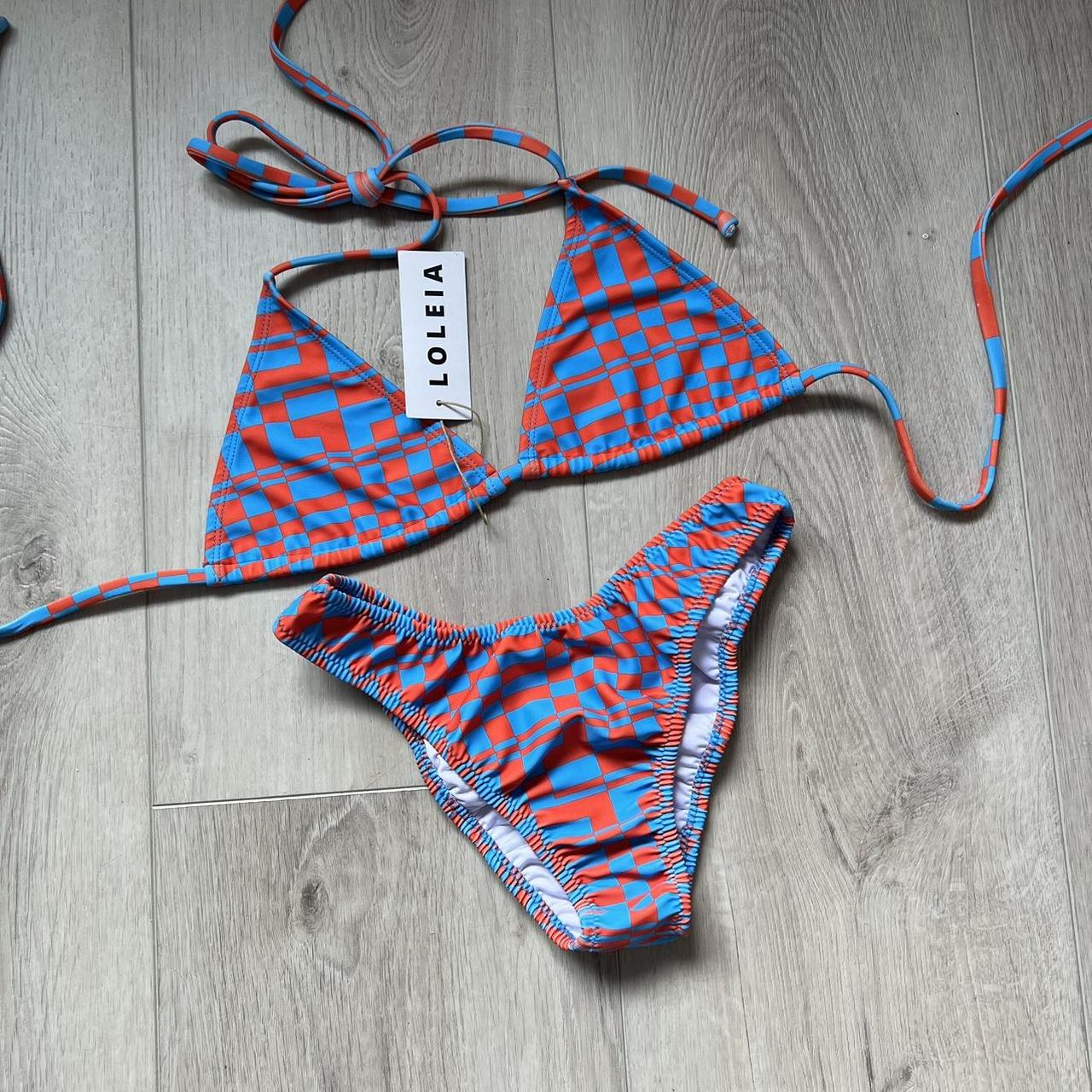 Loleia swim bikini set NWT size medium, offers open.... - Depop