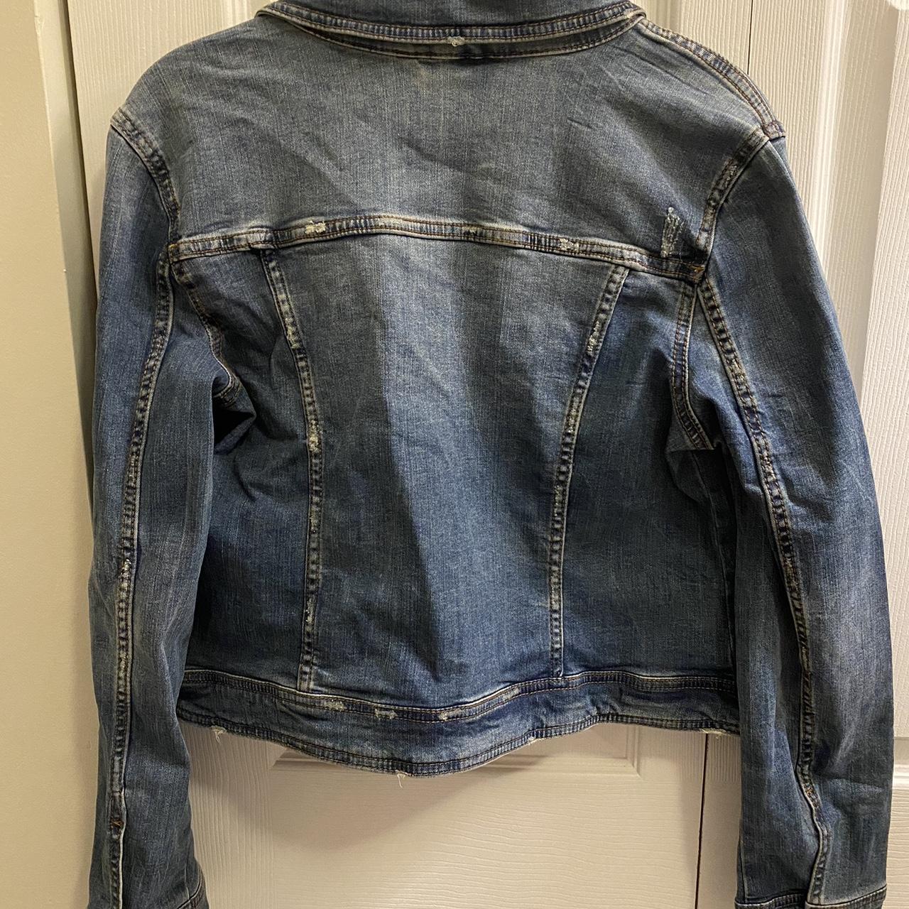 AÉropostale Jean Jacket Color: Blue Wash  - Depop