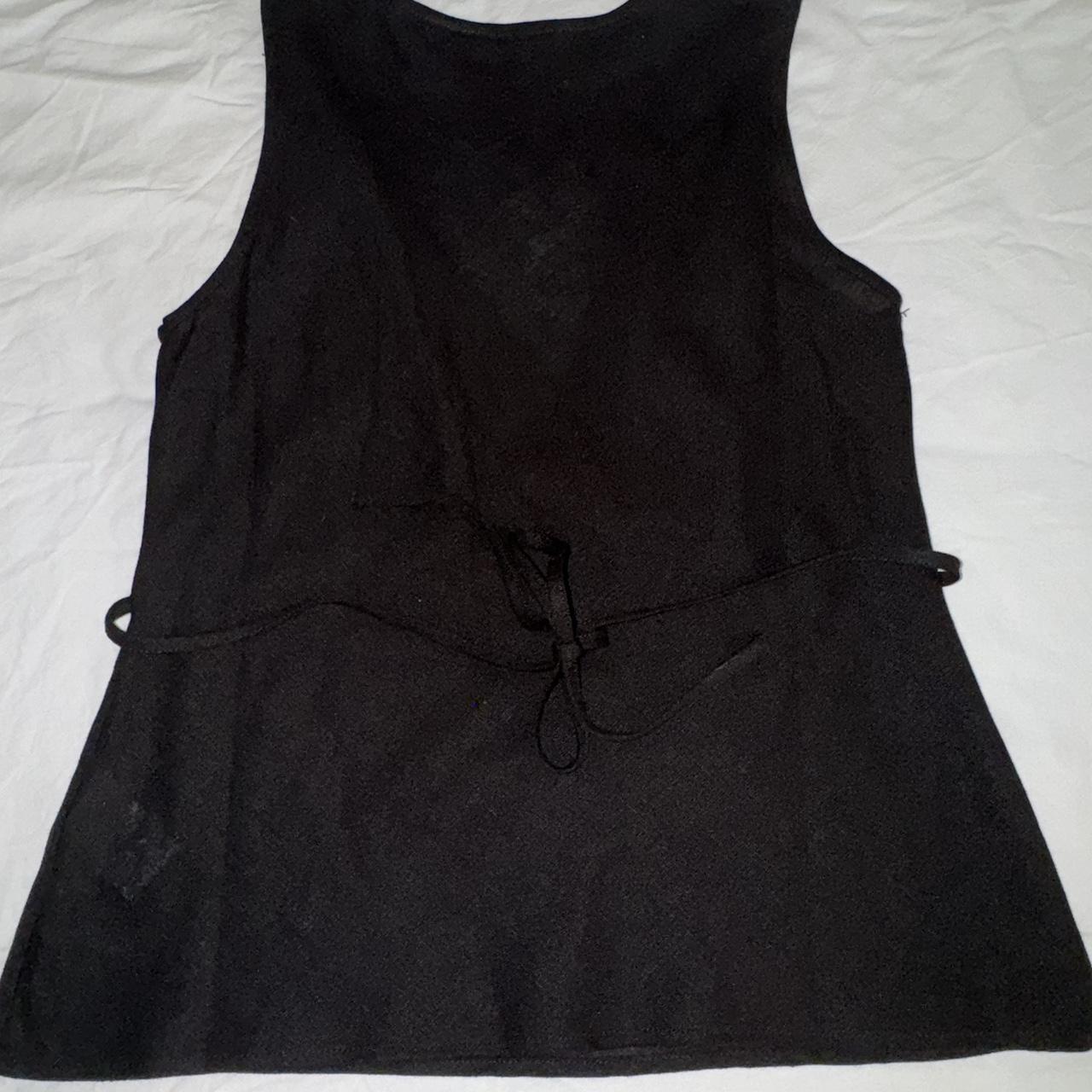 brand new glassons tie back linen top! Never been... - Depop