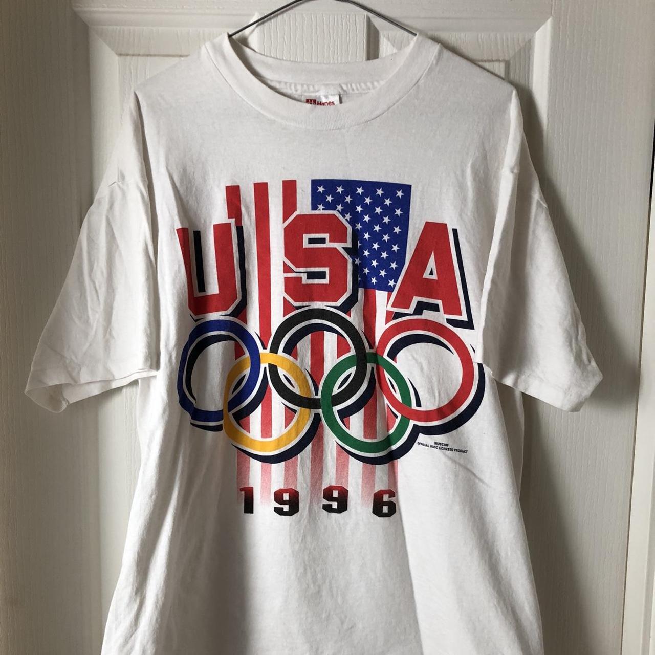 Vintage 1996 Atlantic Olympics tshirt Very clean... - Depop