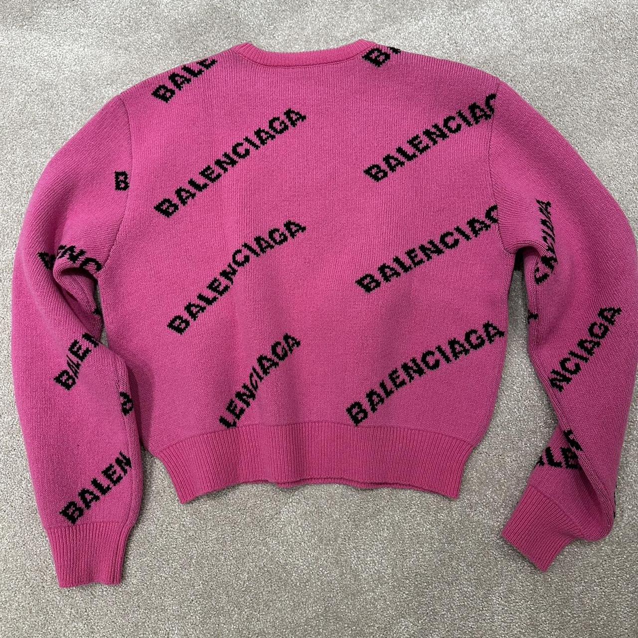 pink balenciaga jumper