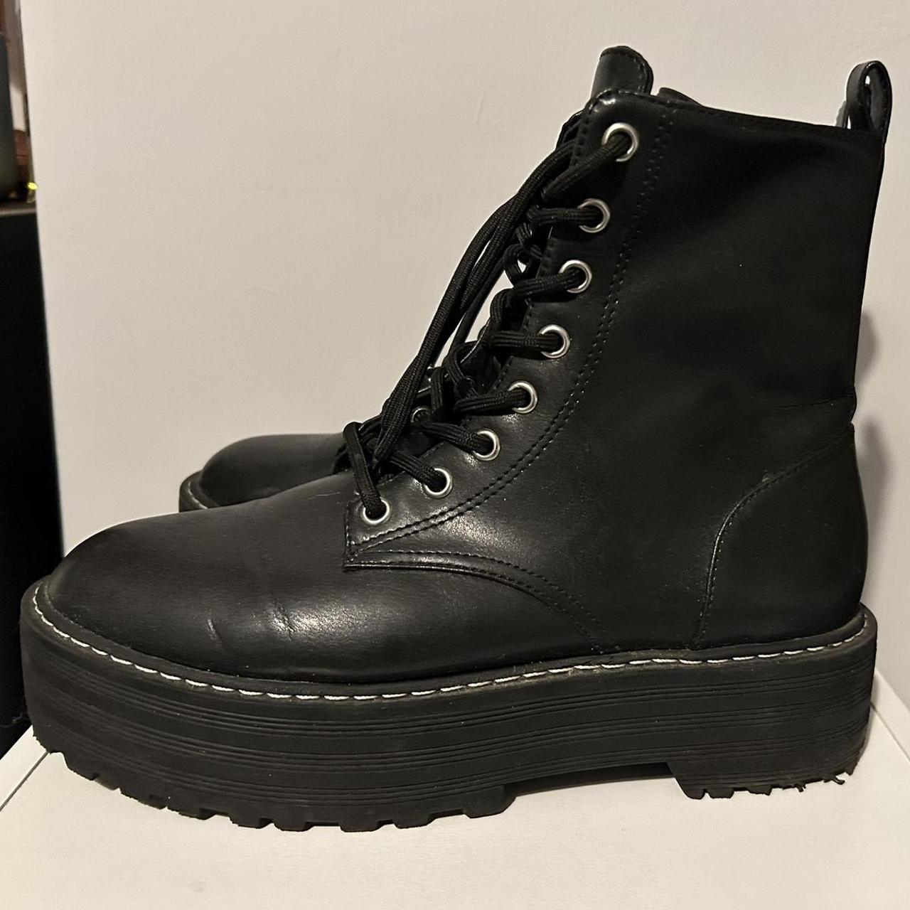 H&M Women's Black Boots | Depop