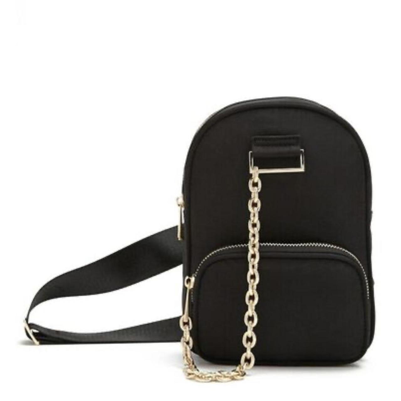 Mini backpack on sale with chain straps