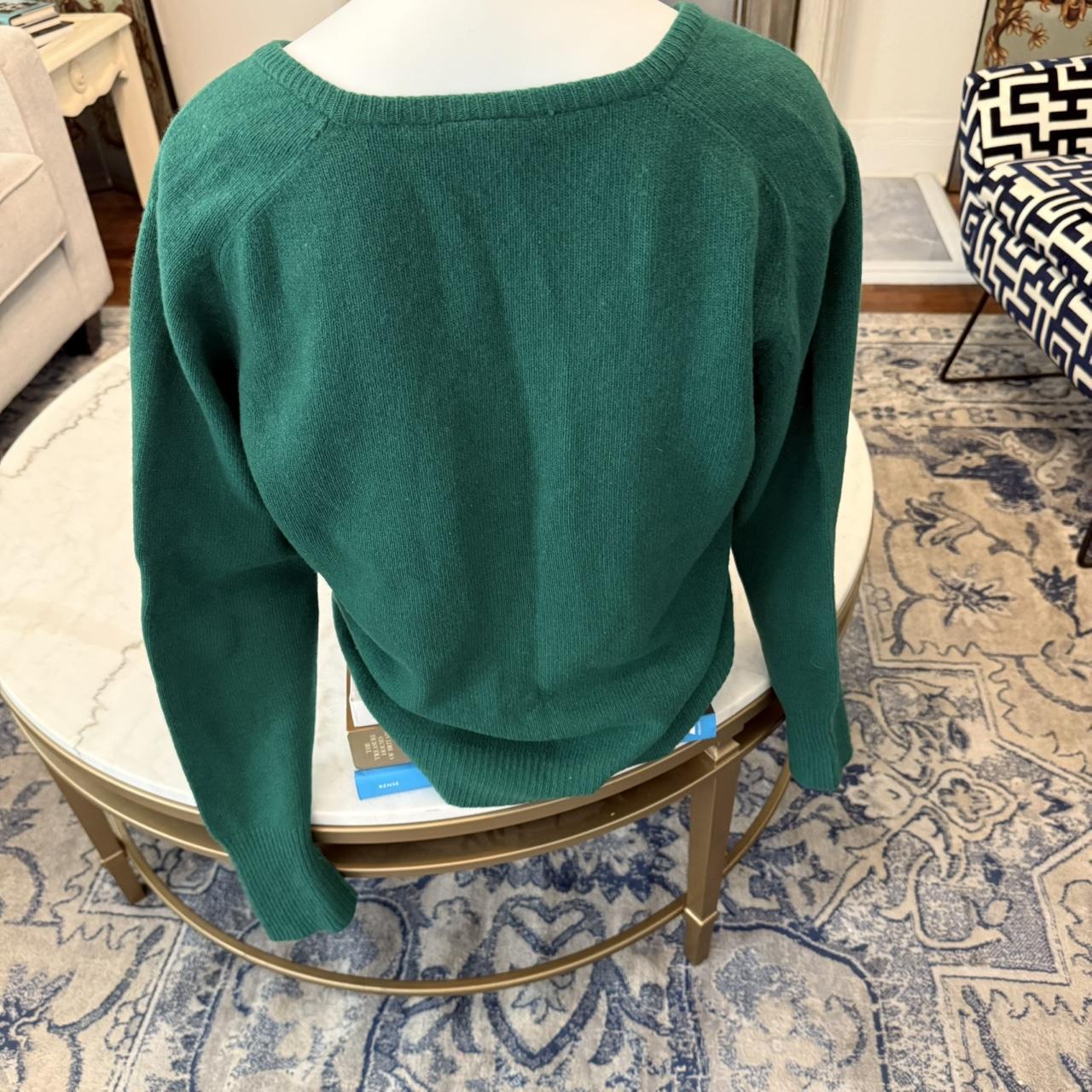 Vintage Green cashmere sweater, soft and Depop