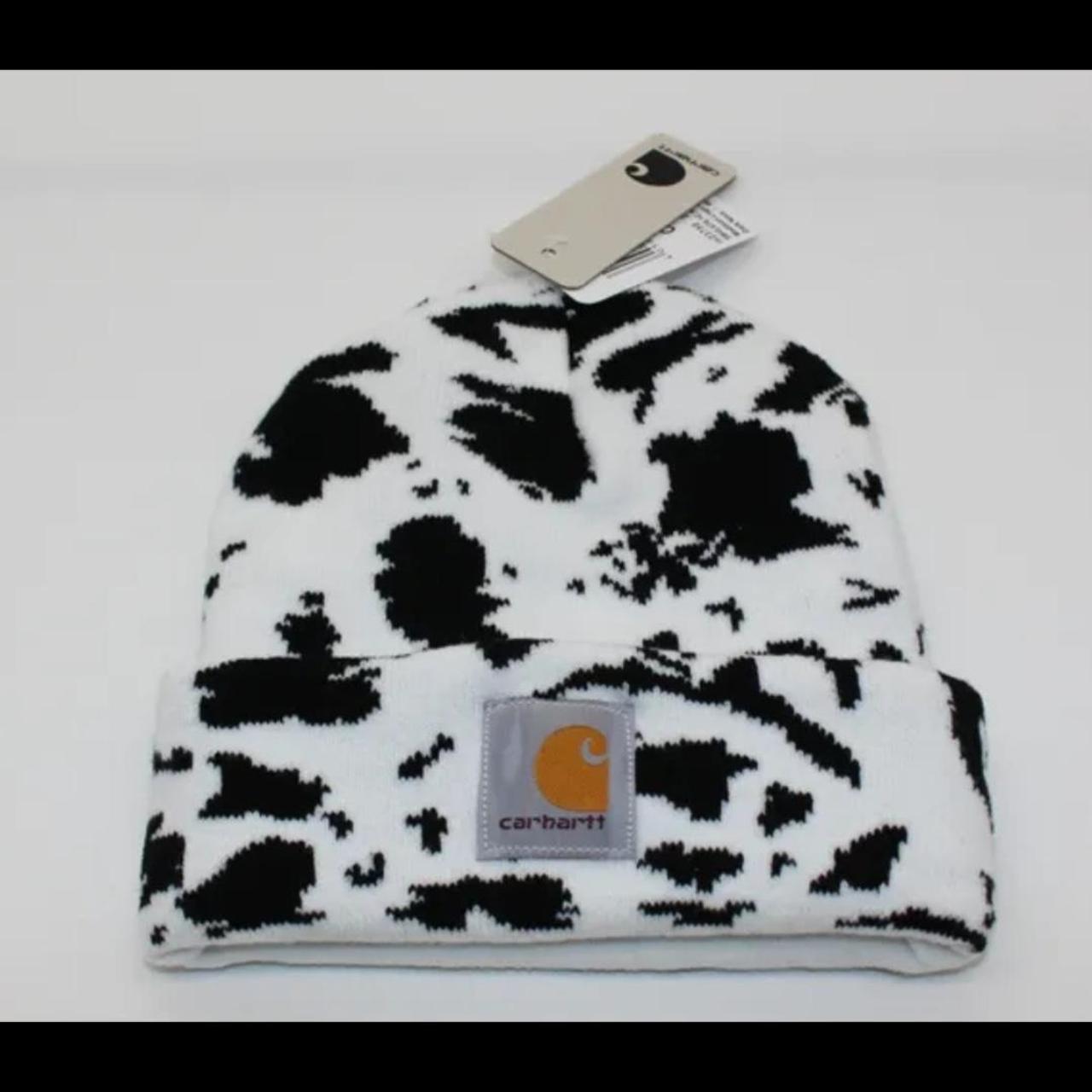 Carhartt beanie cow print Depop