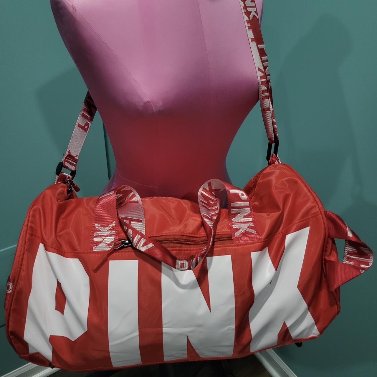 Pink Victoria's Secret gym duffle bag New travel bag - Depop