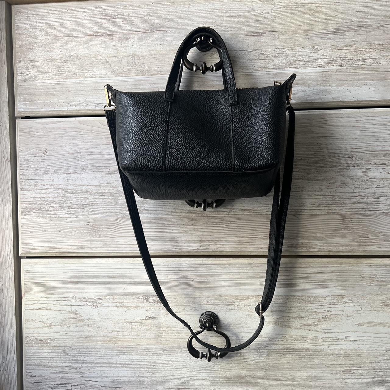 Small leather handbag/ cross body -USED : in GREAT... - Depop