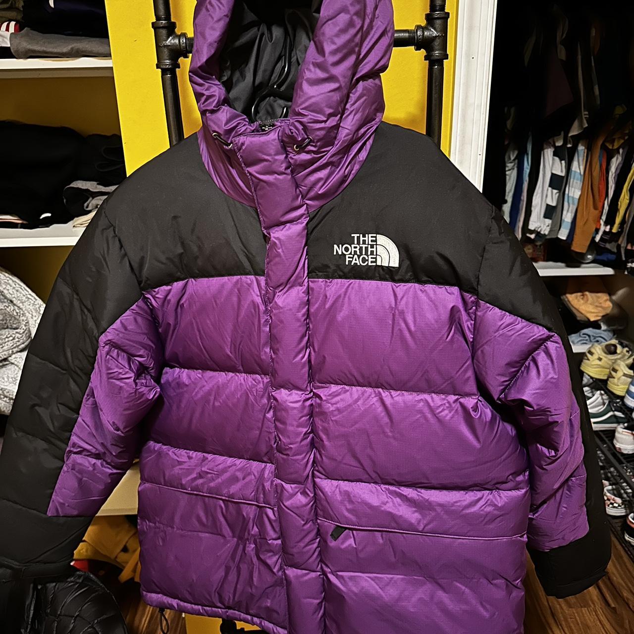 North face outlet jacket purple mens