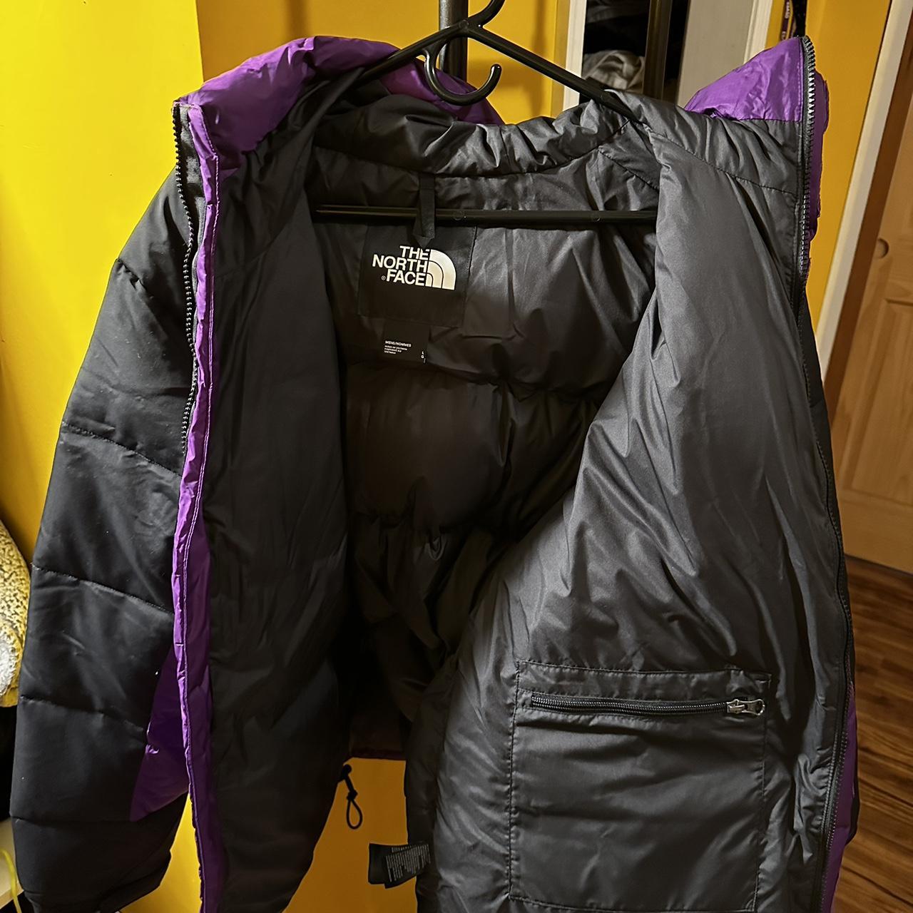 The North Face Men's Purple and Black Jacket | Depop