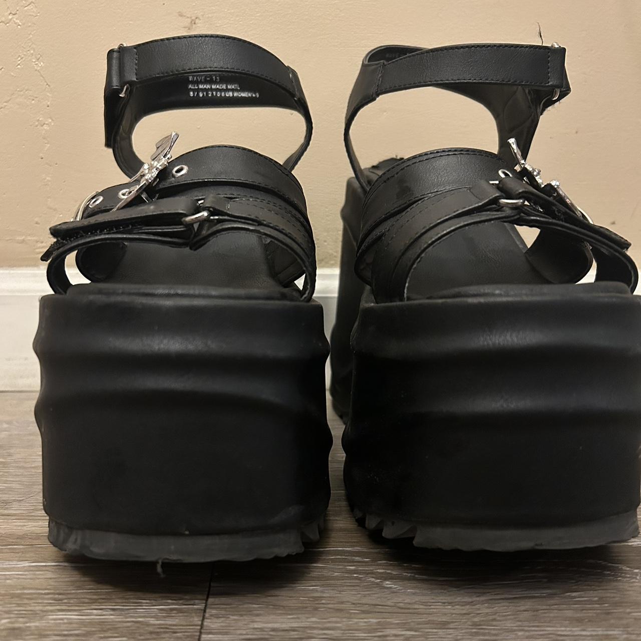 Demonia Women's Black Sandals (2)