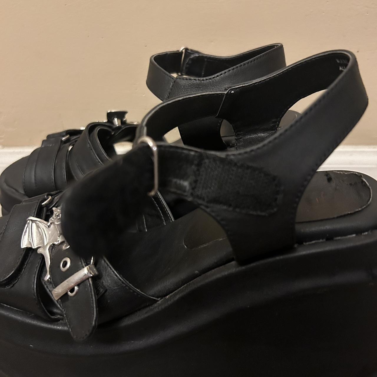 Demonia Women's Black Sandals (7)