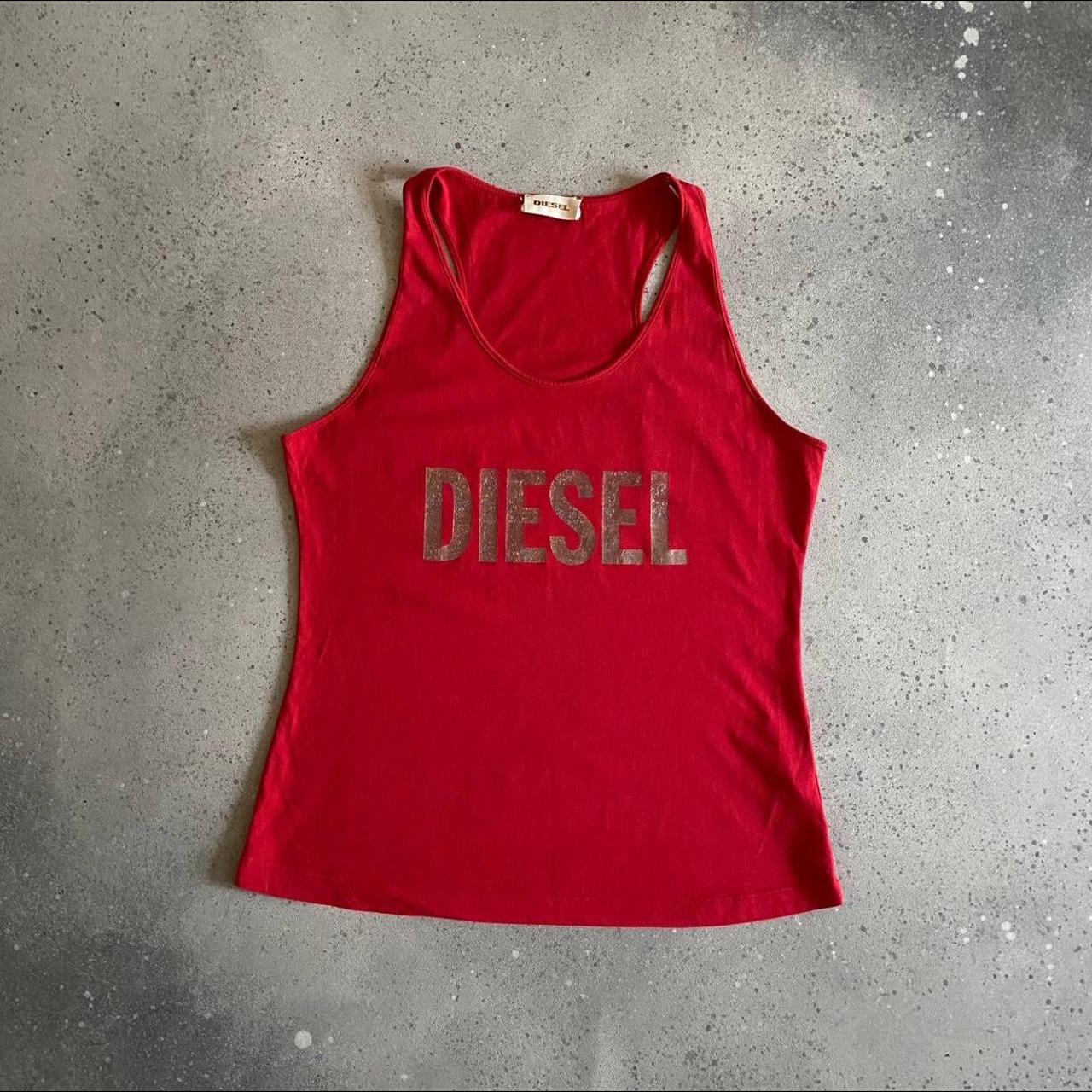 Diesel Women's Pink Top | Depop